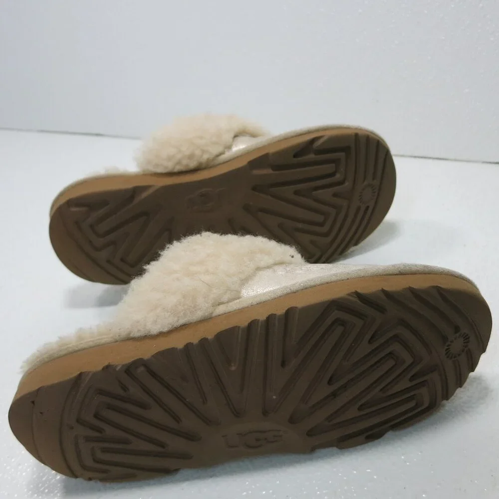 UGG Coquette Kids Insulated Slide Sandals Footwear Winter Shoes Sz 13